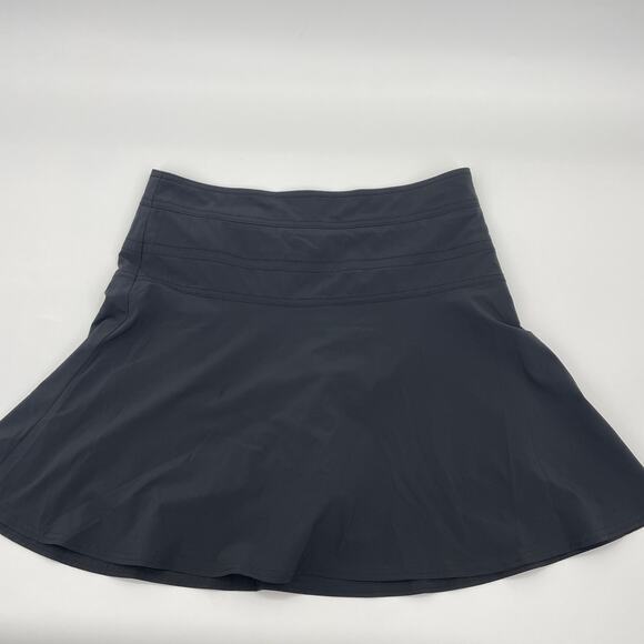 ATHLETA Everyday Skort Size 8 Black Mini Skirt Swing #983365 Athleisure Tennis